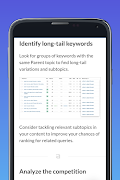 برنامه‌نما Keyword Tool Pro - SEO Tools عکس از صفحه