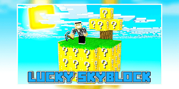 Lucky skyblock for minecraft p capture d'écran 1