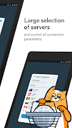 برنامه‌نما hidemy.name VPN عکس از صفحه