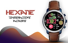 Hexane Digital Watch Face capture d'écran 2