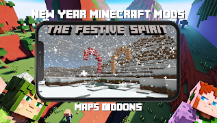 برنامه‌نما Happy Year Minecraft mods عکس از صفحه