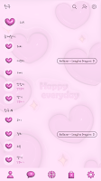 카카오톡 테마 - 해피 에브리데이 3D_라벤더 Screenshot 1
