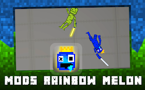 Rainbow Mods Melon Playground captura de pantalla 4