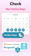 Ovulation Tracker & Calculator स्क्रीनशॉट 2