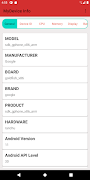 برنامه‌نما MyDevice Info: software and ha عکس از صفحه