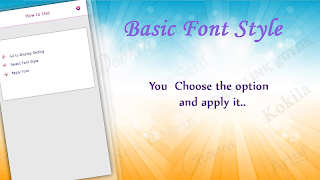 Basic Font Style اسکرین شاٹ 2