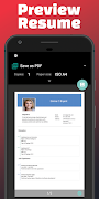 برنامه‌نما Resume Builder: CV Maker عکس از صفحه