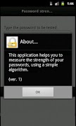 Password strength capture d'écran 2
