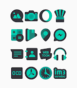 برنامه‌نما Emerald - Icon Pack عکس از صفحه