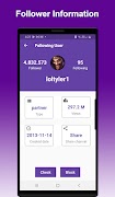 برنامه‌نما TwTracker - Tracker For Twitch عکس از صفحه