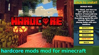 Hardcore Mod For MCPE screenshot 7
