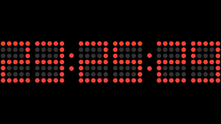 Dot LED Clock ảnh chụp màn hình 1
