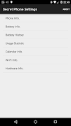 Secret Phone Settings 스크린샷 1