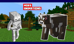 1 Schermata Mob's Animations for MCPE