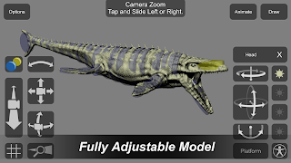 Mosasaurus Mannequin poster