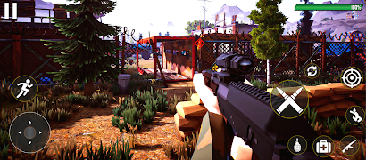 Gun Strike - Low Poly Fps screenshot 1