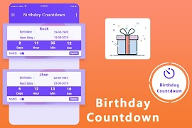 Birthday Countdown Affiche