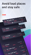 برنامه‌نما dB Meter - frequency analyzer  عکس از صفحه