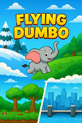 Flying Dumbo الملصق