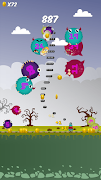 Bouncing Monsters تصوير الشاشة 1