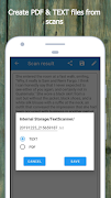 برنامه‌نما Text Scanner (Image to Text) عکس از صفحه