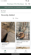 Rustique Chic Boutique الملصق
