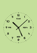 Clock Live Wallpaper اسکرین شاٹ 3