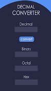 2 Schermata Binary Octal Hex Converter