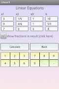 Linear Equation System Solver screenshot 1
