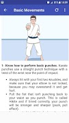 Podstawy karate plakat
