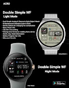 ACRO Double Simple Watchface screenshot 5