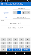 Calculadora polinómica captura de pantalla 2