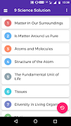 9th Science NCERT Solution تصوير الشاشة 1
