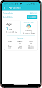 برنامه‌نما D Calculator- Age,BMI,Unit عکس از صفحه