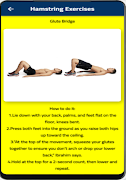 Hamstring Exercises تصوير الشاشة 4