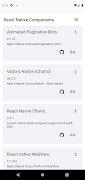 Expo & React Native components captura de pantalla 2