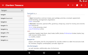 Chambers Thesaurus syot layar 6