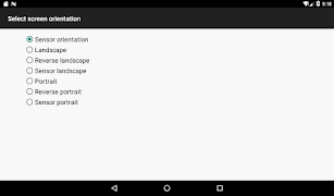 برنامه‌نما control screen rotation عکس از صفحه