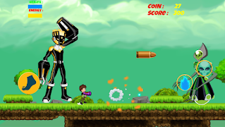 پوستر Ben Alien Heatblast Super 10
