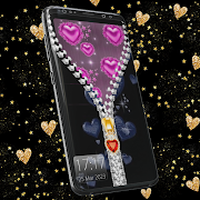 Diamond Zipper Lock Screen screenshot 5