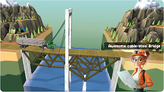 برنامه‌نما PolyBridge Construction عکس از صفحه