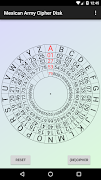 Mexican Army Cipher Disk poster