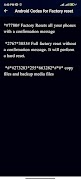 Factory Reset USSD Codes capture d'écran 1