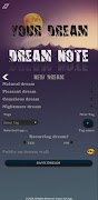 Dream Note Ekran Görüntüsü 2