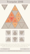Triangular 2048 - Logic Puzzle capture d'écran 2