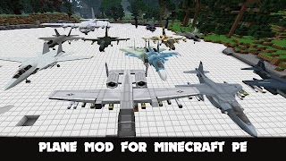 Plane Mod for Minecraft PE ảnh chụp màn hình 1