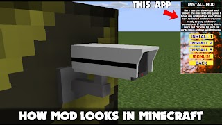برنامه‌نما Security Camera Mod Minecraft عکس از صفحه