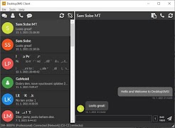 DesktopSMS Lite - SMS from PC পোস্টার