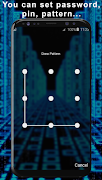 برنامه‌نما Digital Matrix Lock Screen عکس از صفحه