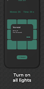 برنامهنما GlowGrid: Lights Out Puzzle عکس از صفحه
